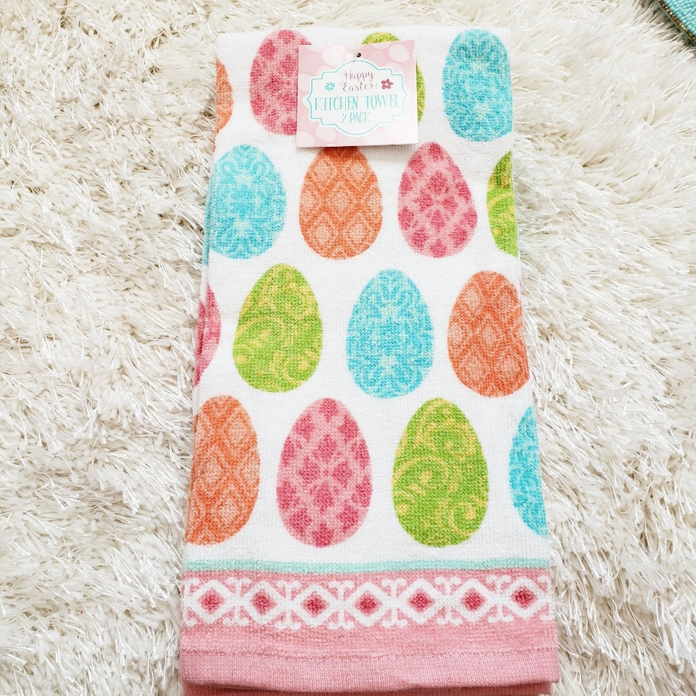 Easter Kotchen Hand Towels NWT